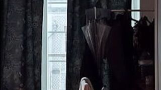 Sexy guy of big dick went to clean the bathroom porn video